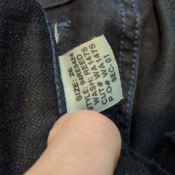 Joe’s Jeans Ankle Cigarette Pant Mid-Rise Jeans Reed Wash Size 26 Black Blue - Picture 11 of 12